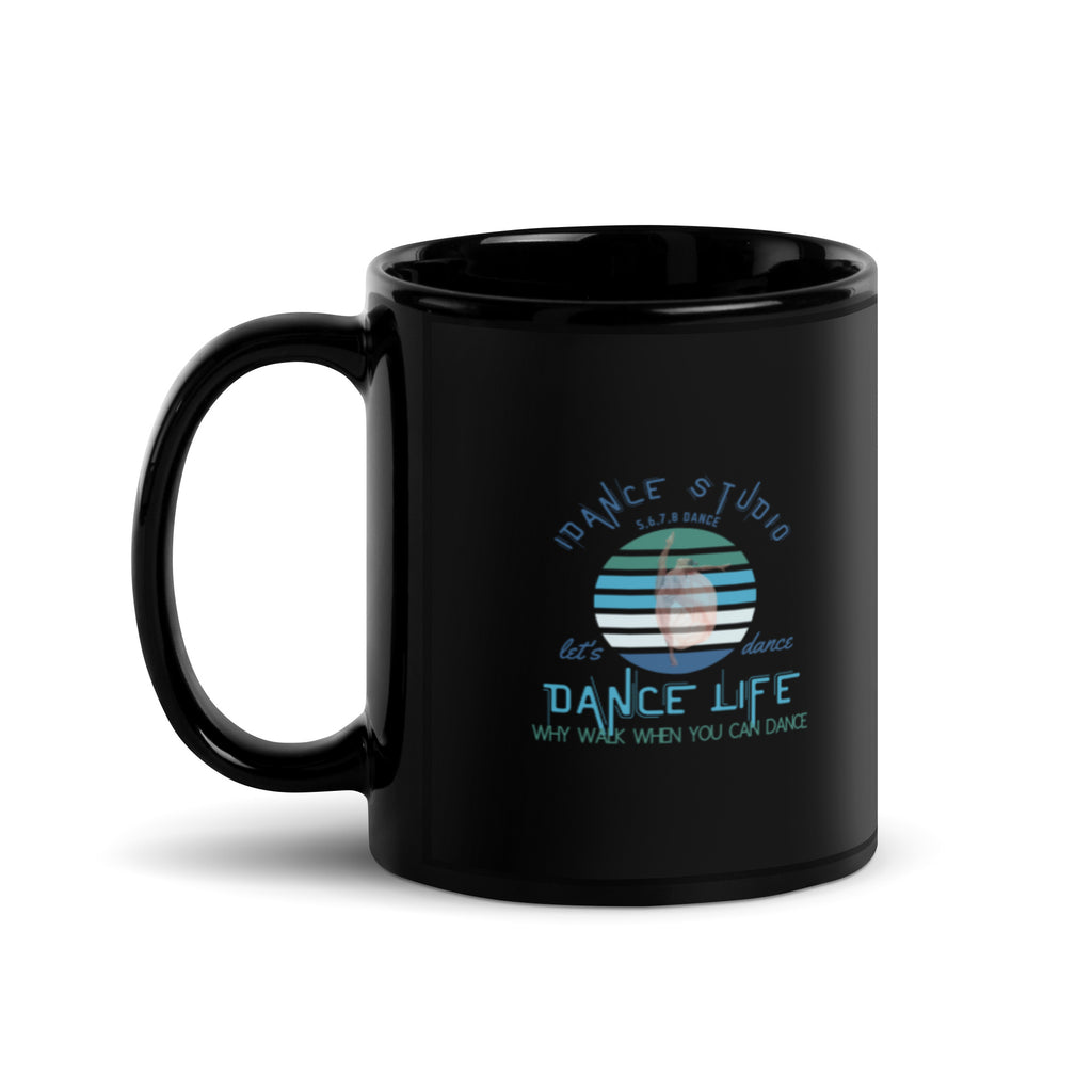 Dance Life Black Glossy Mug