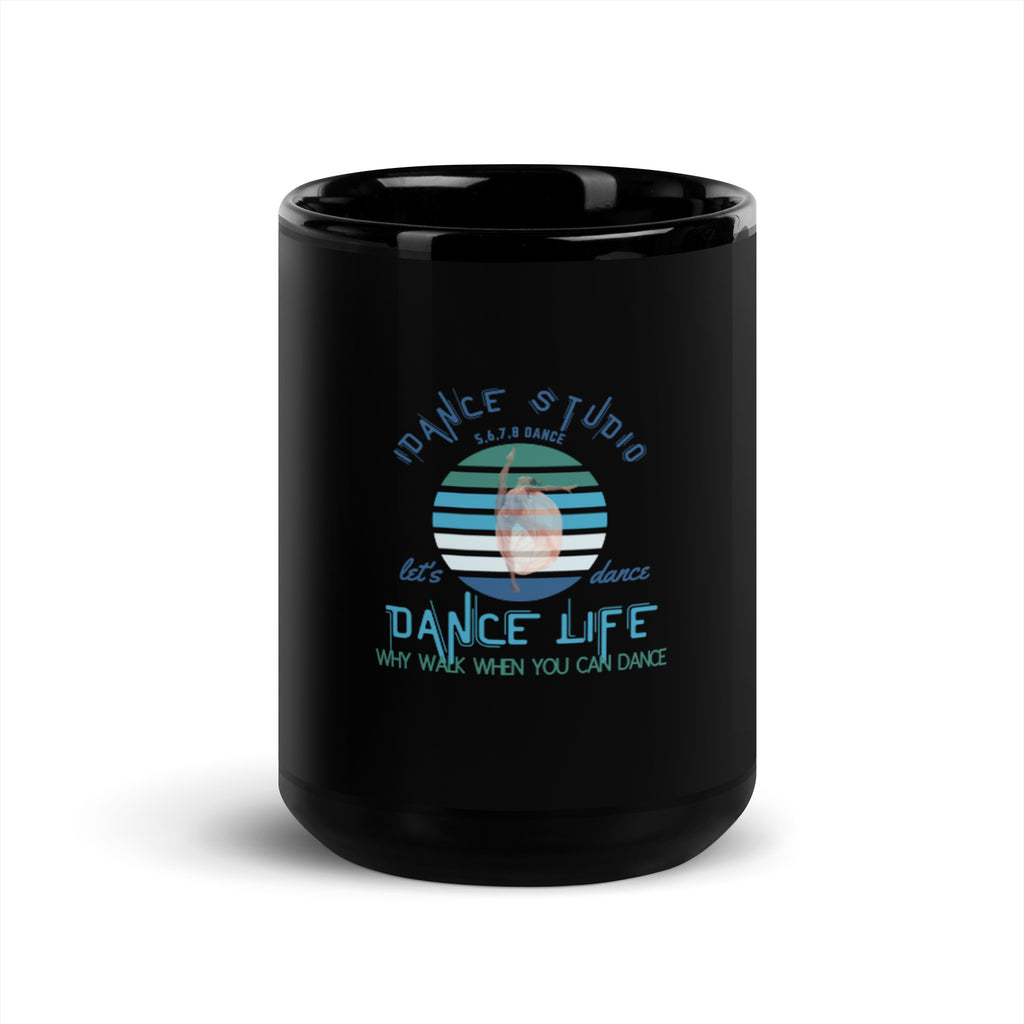 Dance Life Black Glossy Mug